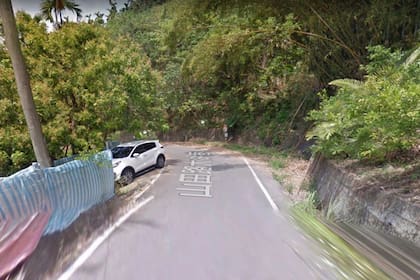 La imagen fue tomada por las cámaras de Google Maps en el camino Shantían en Taichung, Taiwán.