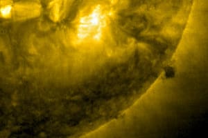 La imagen más cercana del cubo que se desprende del Sol y que la NASA no quiere que se vean