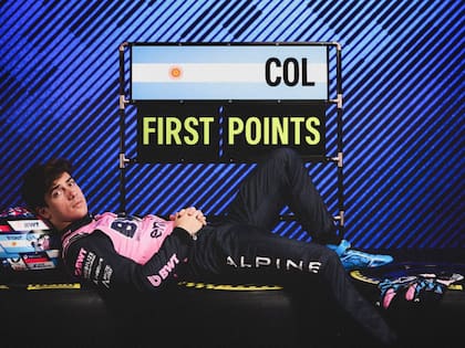 La imagen publicada en la cuenta oficial de Alpine: el primer punto para Franco Colapinto en 2026; no sumaba desde Williams, en 2024