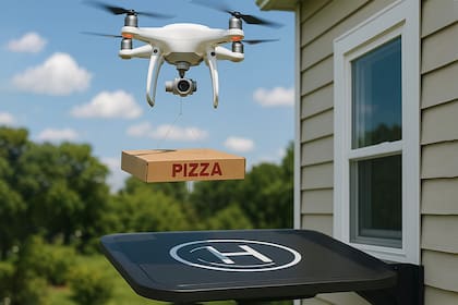 La imagen que eligió Federico Sturzenegger para ilustrar su posteo comunicando el cambio de regulación en la venta y uso de drones en la Argentina