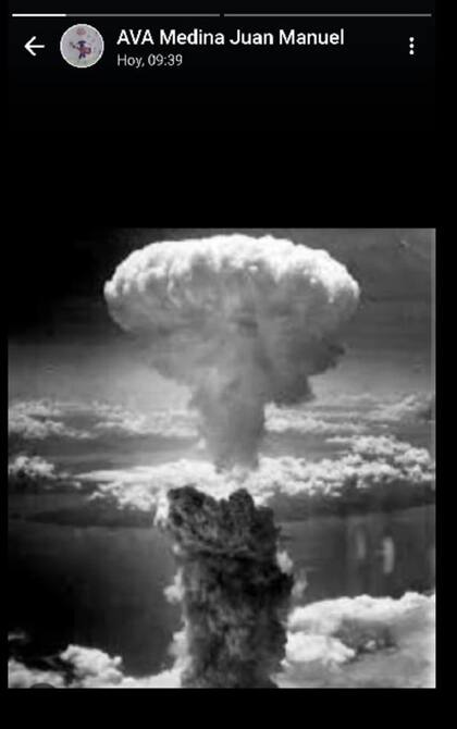 La imagen que tenía Juan Manuel Medina en su WhatsApp pocas horas antes de despegar con su avioneta