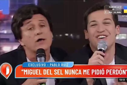 La imitación de Miguel del Sel a Pablo Ruiz fue tomada por el cantante, años después, como un episodio de bullying