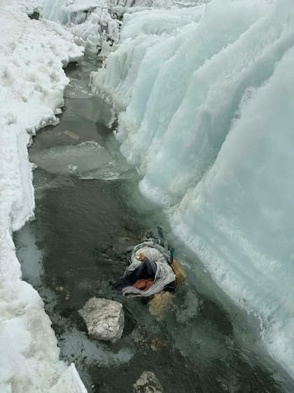 La impactante foto compartida por una alpinista en X