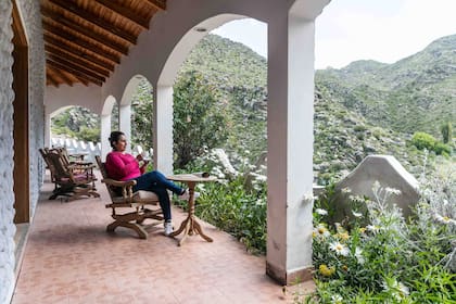 La impactante vista desde la galería de Refugio del minero.