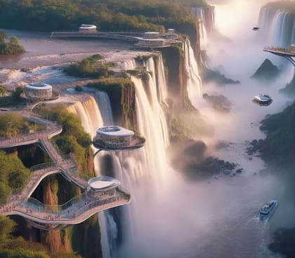 La imponente caída de agua y la construcción de puentes seguirán siendo el fuerte de las Cataratas del Iguazú dentro de 100 años