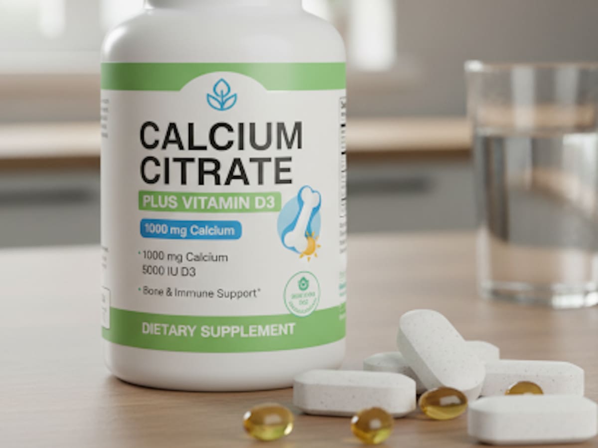 La importancia de la vitamina D3 y el citrato de calcio para la salud ósea