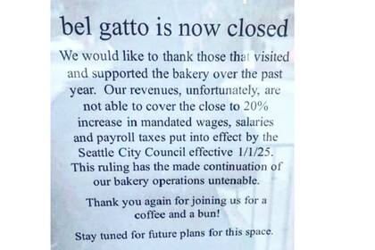 La imposibilidad de cubrir el aumento de los costos llevó a muchos locales tradicionales a cerrar sus puertas. (Instagram Bel Gatto)