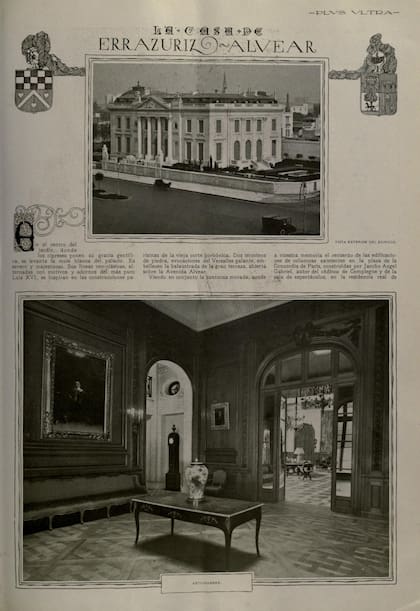 La inauguración del Palacio fue motivo de varios artículos periodísticos de la época, como este publicado en Plus Ultra en septiembre de 1918.