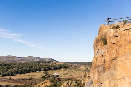 La increíble panorámica desde el parque.