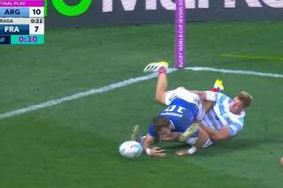 Con uno menos y un tackle milagroso en la última jugada: los Pumas 7s lograron el quinto puesto del Mundial