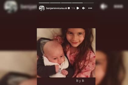 La inédita foto que compartió Benjamín Vicuña de sus hijos Blanca y Beltrán