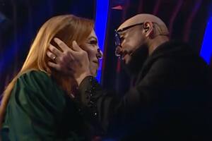 La inédita propuesta de Lizy Tagliani a Abel Pintos en Got Talent que culminó con un beso entre ambos