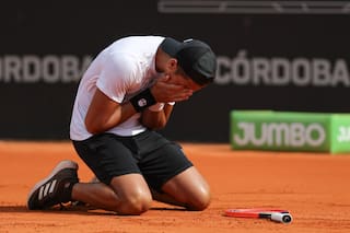 El llamativo festejo de Federico Coria después de ganar un partido de primera ronda en Córdoba