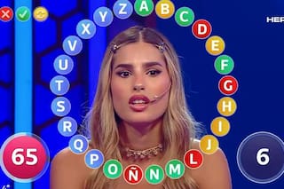 El insólito error de Juli Poggio en Pasapalabra: “¿Piñón Fijo?"