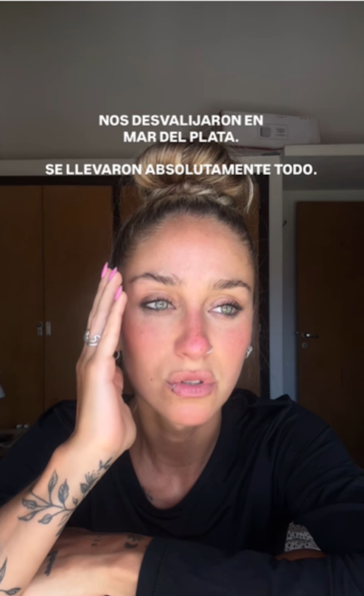 O influenciador cuja casa foi esvaziada em Mar del Plata falou