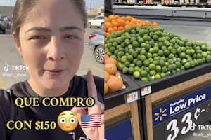 Mostró lo que compró con 150 dólares en el supermercado de EE.UU. y muchos se sorprendieron