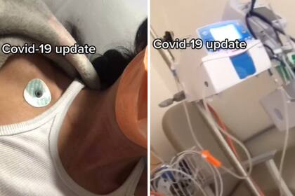 La influencer subió algunos videos de su internación y la cuarentena que tuvo que pasar hasta que fue confirmada con el Covid-19