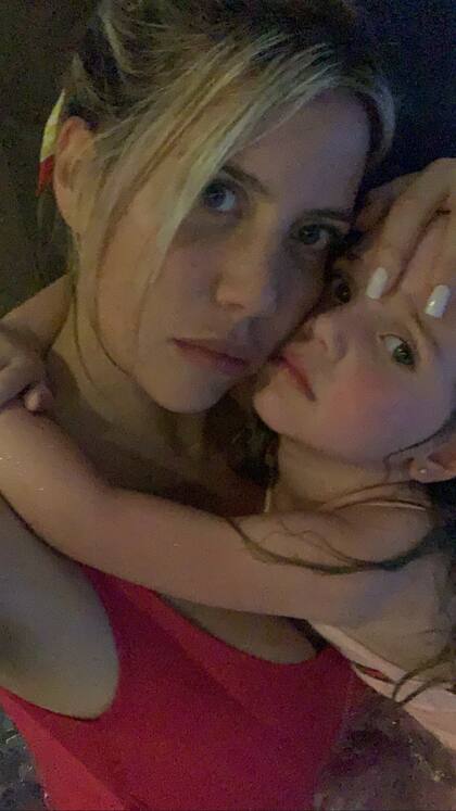 La influencer y representante, en familia