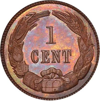 La inicial "L" que identifica al diseñador aparece en el reverso de la pieza