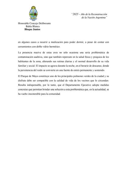La iniciativa de Adrián Jouglard que exige una pronta solución a la problemática de la sobrepoblación de loros