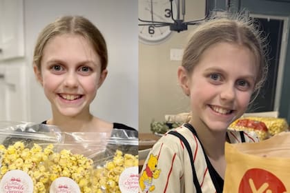 La iniciativa surgió después de que su familia elaborara ese popcorn para amigos y celebraciones