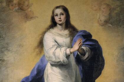 La Inmaculada Concepción de Murillo antes de la restauración