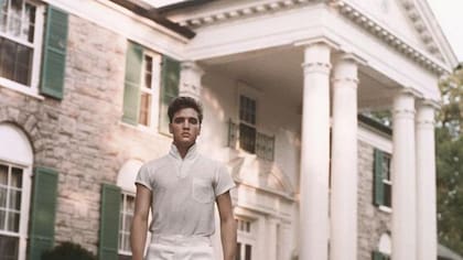 La insignia se puede ver en Graceland, la casa museo de Presley en Memphis