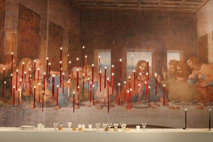 La instalación "Candles in the Wind", que realizaron en Milán junto al titán de la iluminación Ingo Maurer, reunía 200 "velas" LED frente a la Última Cena de Leonardo Da Vinci. Es un concepto que siguieron trabajando hasta eliminar cualquier rastro visible de tecnología en la imagen de la llama.