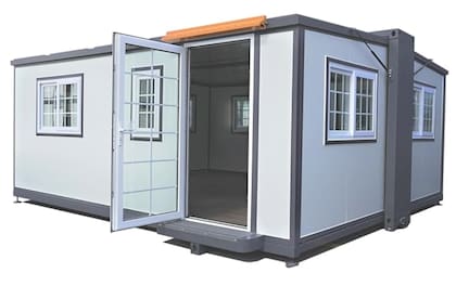 La instalación de casas prefabricadas puede tomar varias horas, pero es más rápida que una construcción convencional (Amazon)