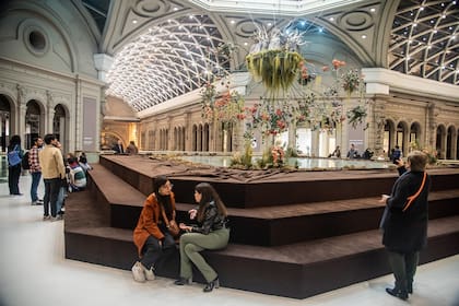 La instalación de Nicola Costantino se puede visitar hasta julio en el Centro Cultural Borges