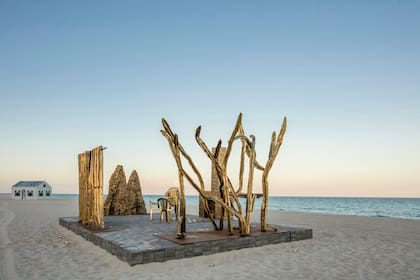 La instalación que exhibió en el Faena Festival, en Miami