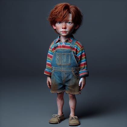 La inteligencia artificial generó una imagen de cómo se vería Chucky en la vida real