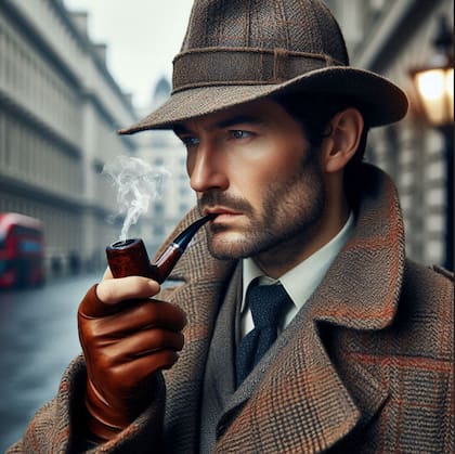 La inteligencia artificial imagina que así se vería Sherlock Holmes en la vida real