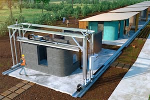 La UNLP y Astilleros Río Santiago crearon una impresora 3D gigante capaz de construir casas