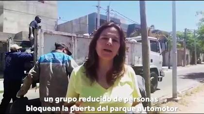 La intendenta de la ciudad de La Rioja denunció bloqueos a los camiones de recolección