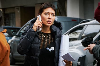 La intendenta de Quilmes, Mayra Mendoza, al llegar a la reunión del PJ. 17/06/2025.