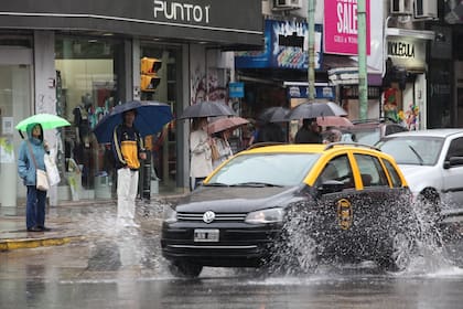 En la Ciudad de Buenos Aires hay pronóstico de lluvia hasta el jueves. 