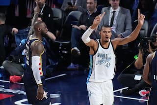 La intensidad de Wembanyama desde el salto inicial abona al nuevo formato del Juego de Estrellas