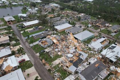 La intensidad del huracán Milton hizo que Shiver deba evacuar su casa por primera vez (John Falchetto / AFP)
