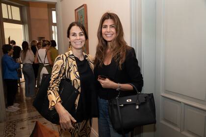 La interiorista Danu Galito y Juliana Awada