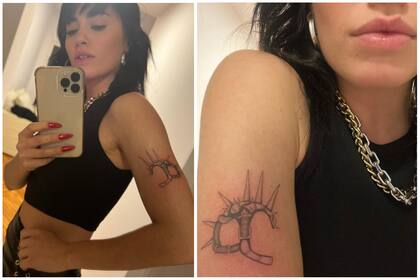 La intérprete de "Disciplina" mostró cómo quedó su nuevo tatuaje (Foto: Instagram @lalioficial)