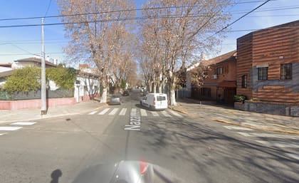 La intersección de las calles Chivilcoy y Nazarre, en Villa Devoto, donde ocurrió el accidente. (Foto: Google Maps)
