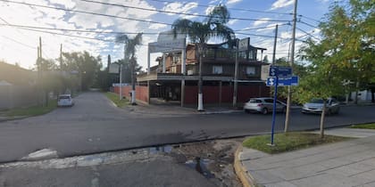 La intersección de Miguel Cané y Coronel Lynch, a metros de la vivienda de la tiktoker