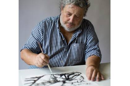 Andrés Waissman pinta las "Tintas de la Pandemia"