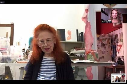 Delia Cancela fue la primera entrevistada del nuevo ciclo Artista de entrecasa
