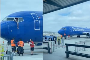 La inusual escena que se produjo antes de un vuelo de Southwest Airlines