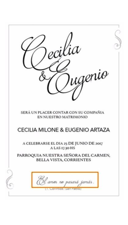 La invitación a los festejos comenzó a circular en las redes sociales
