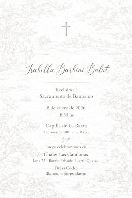 La invitación al bautismo