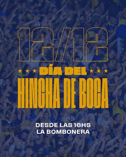 La invitación de los festejos del Día del Hincha de Boca en La Bombonera está abierta a socios