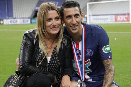 Jorgelina Cardoso y Ángel Di María, una pareja muy firme